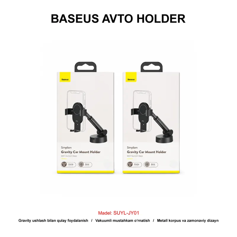 AVTO HOLDER BASEUS SUYL-JY01 BLACK