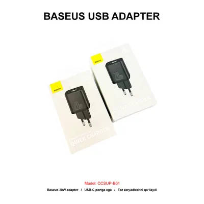 ADAPTER BASEUS CCSUP-B01 BLACK