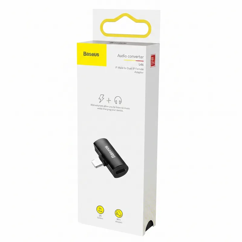 BASEUS PEREXODNIK CAL46-01 2in1 BLACK