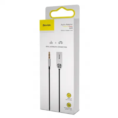 BASEUS AUX BLUETOOTH CABA01-01 BLACK