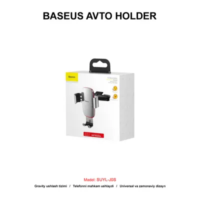 AVTO HOLDER BASEUS SUYL-J0S SILVER