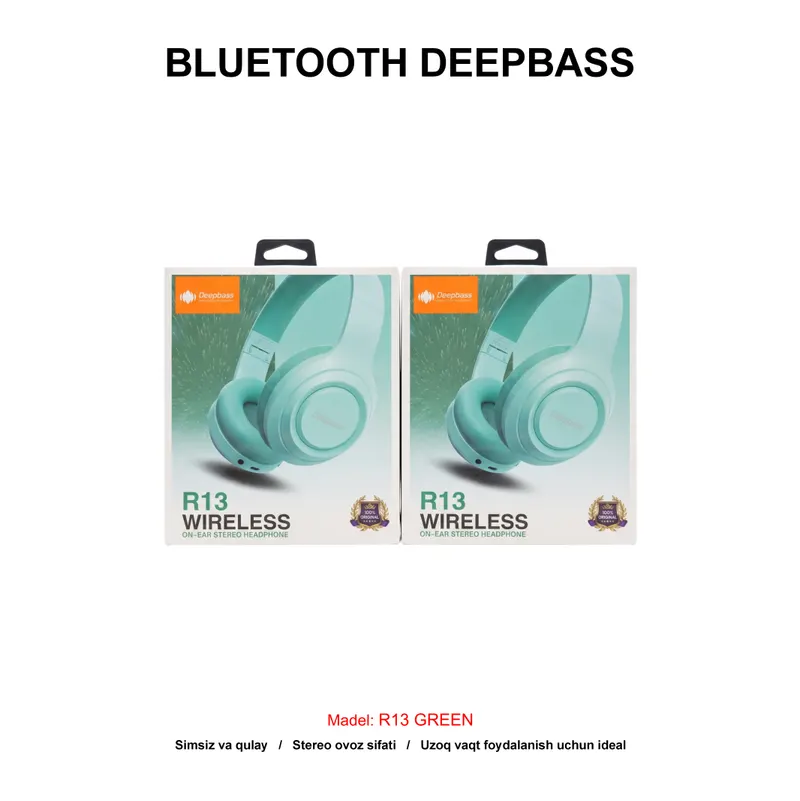 BLUETOOTH DEEPBASS R13 GREEN