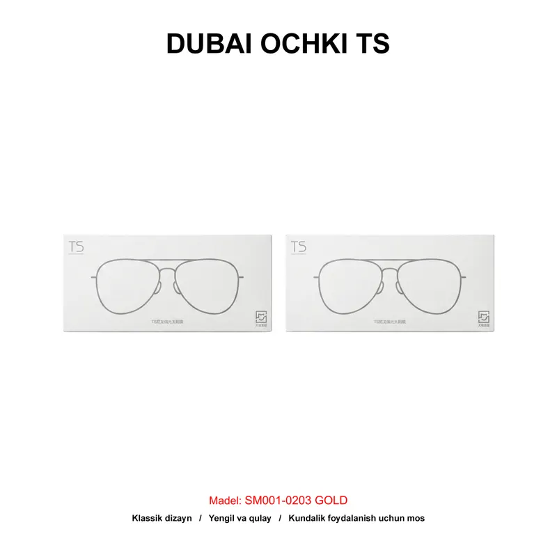 DUBAI OCHKI TS SM001-0203 GOLD