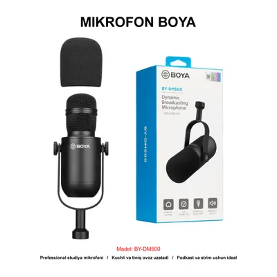 DUBAI MIKROFON BOYA BY-DM500