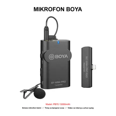 DUBAI MIKROFON BOYA BY-WM4 PRO-K3