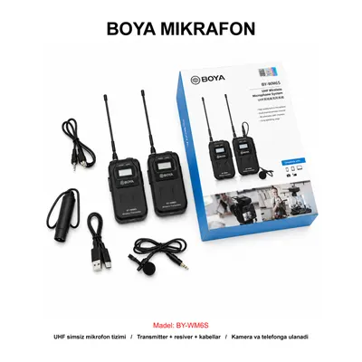 MIKROFON BOYA BY-WM6S