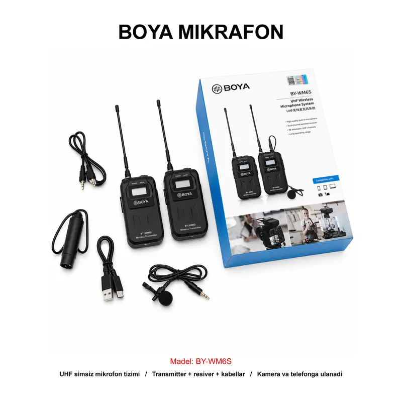 MIKROFON BOYA BY-WM6S