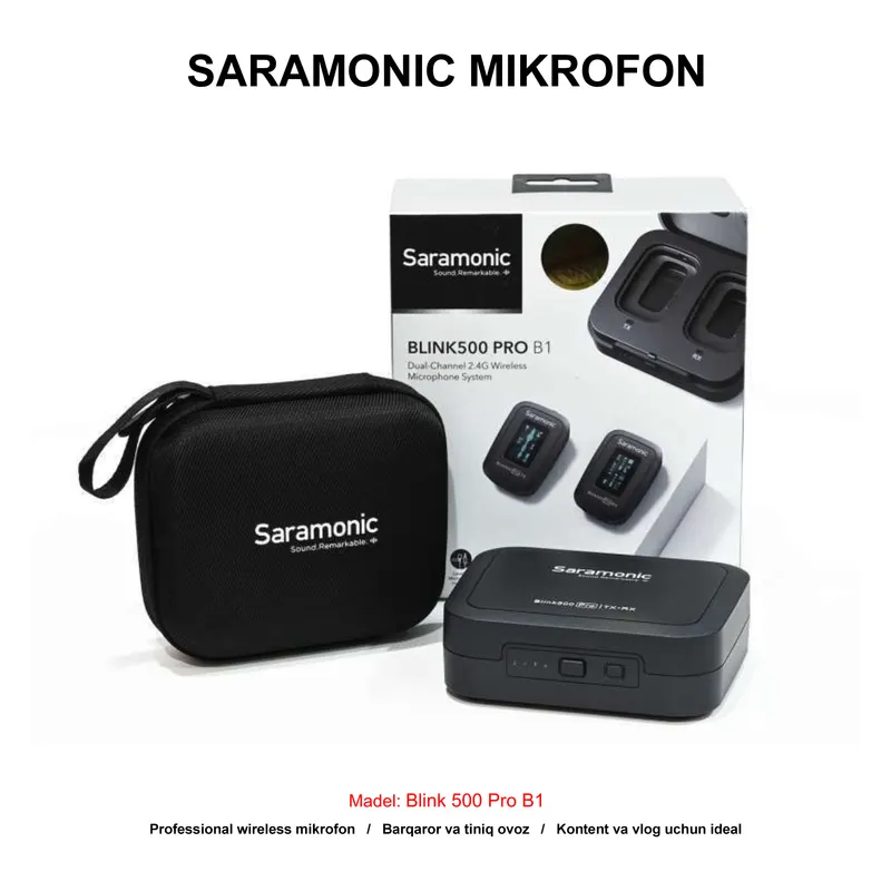 DUBAI MIKROFON SARAMONIC BLINK 500 PRO B1