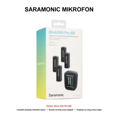 DUBAI MIKROFON SARAMONIC BLINK 500 PRO B8