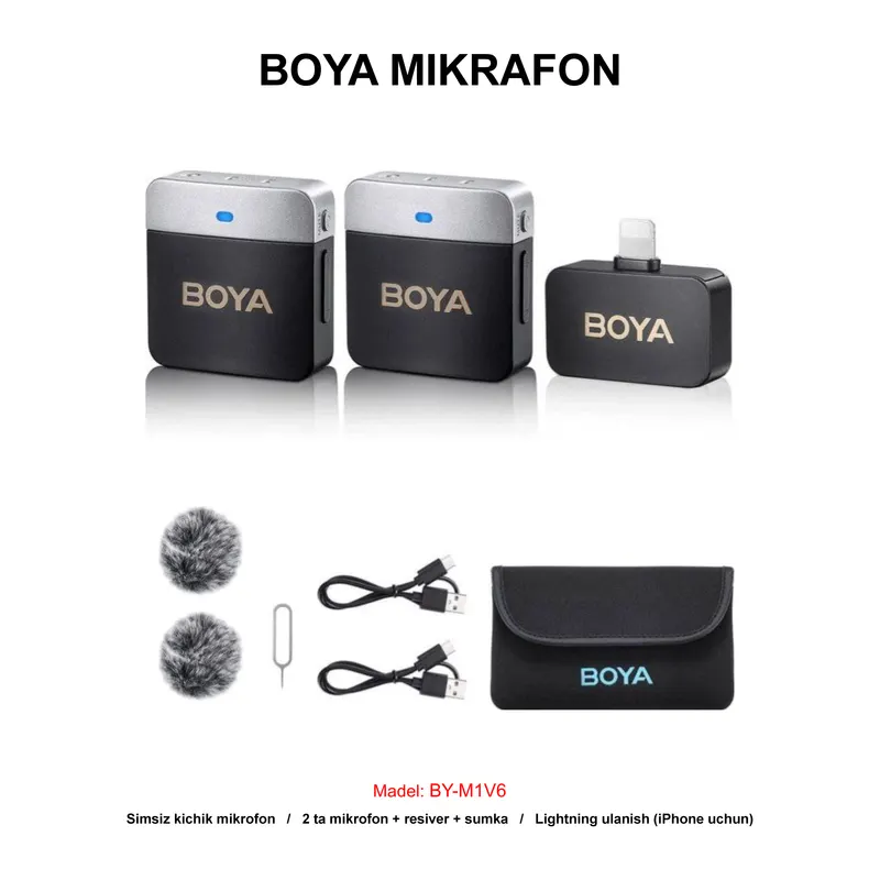 MIKROFON BOYA BY-M1V6