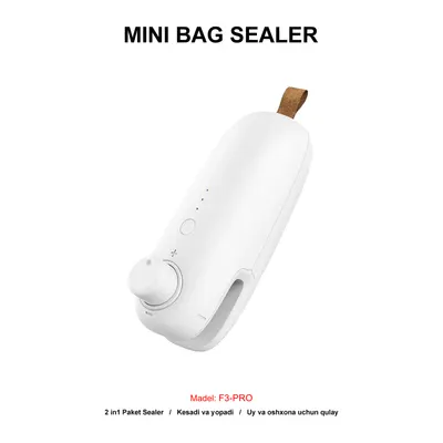 MINI BAG SEALER F3-PRO WHITE