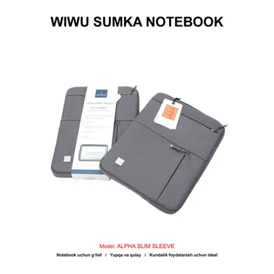 SUMKA NOTEBOOK WIWU ALPHA SLIM SLEEVE "14 BLACK