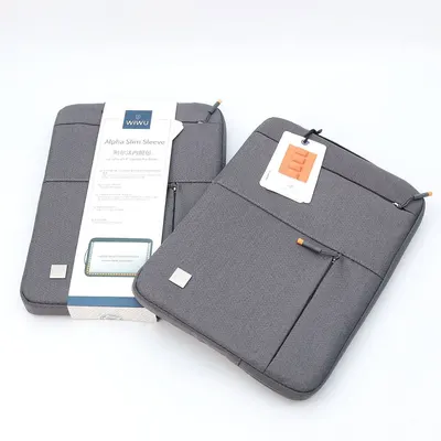 SUMKA NOTEBOOK WIWU ALPHA SLIM SLEEVE "13.3 BLACK