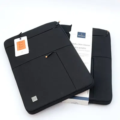 SUMKA NOTEBOOK WIWU ALPHA DOUBLE LAYER SLEEVE "13.3 BLACK