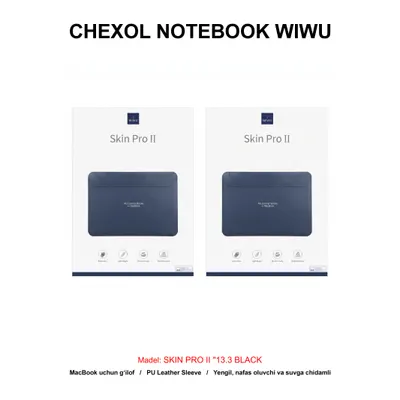CHEXOL NOTEBOOK WIWU SKIN PRO II "13.3 BLACK