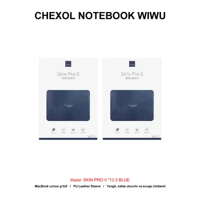 CHEXOL NOTEBOOK WIWU SKIN PRO II "13.3 BLUE