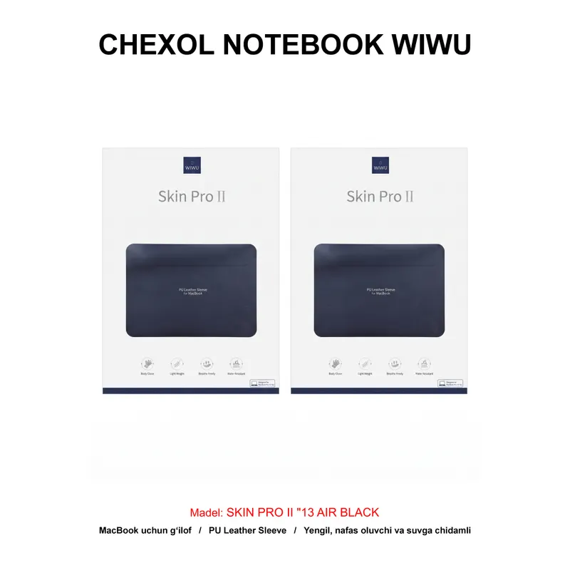 CHEXOL NOTEBOOK WIWU SKIN PRO II "13 AIR BLACK