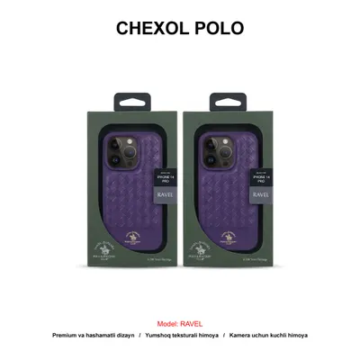 CHEXOL POLO RAVEL IP14 PRO PURPLE