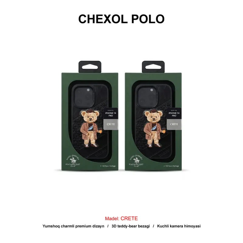 CHEXOL POLO CRETE IP14 PRO BLACK