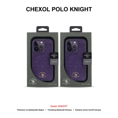 CHEXOL POLO KNIGHT IP14 PRO PURPLE