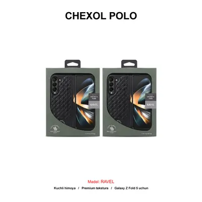 CHEXOL POLO RAVEL SAM Z FOLD 5 BLACK