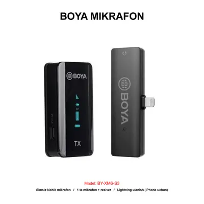 MIKROFON BOYA BY-XM6-S3