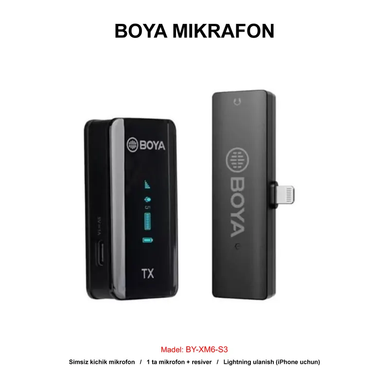 MIKROFON BOYA BY-XM6-S3