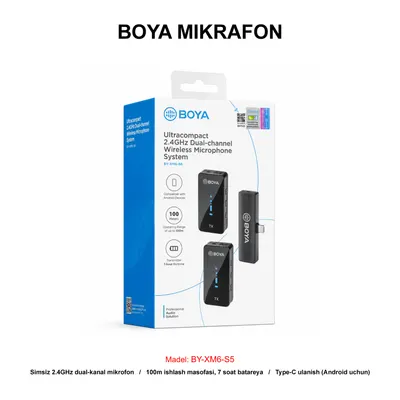 MIKROFON BOYA BY-XM6-S5