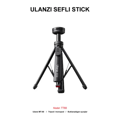 SELFI+TRIPOD ULANZI TT88 BLACK