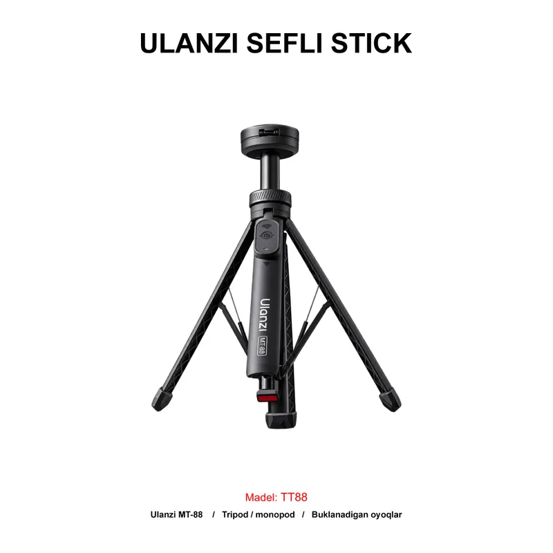 SELFI+TRIPOD ULANZI TT88 BLACK