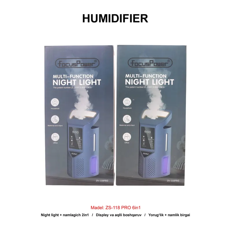 HUMIDIFIER ZS-118 PRO 6in1