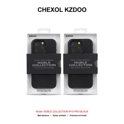 CHEXOL KZDOO NOBLE COLLECTION IP15 PRO BLACK