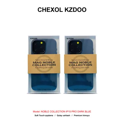 CHEXOL KZDOO NOBLE COLLECTION IP15 PRO DARK BLUE