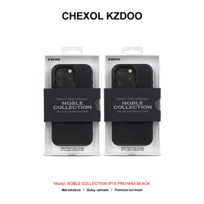 CHEXOL KZDOO NOBLE COLLECTION IP15 PRO MAX BLACK