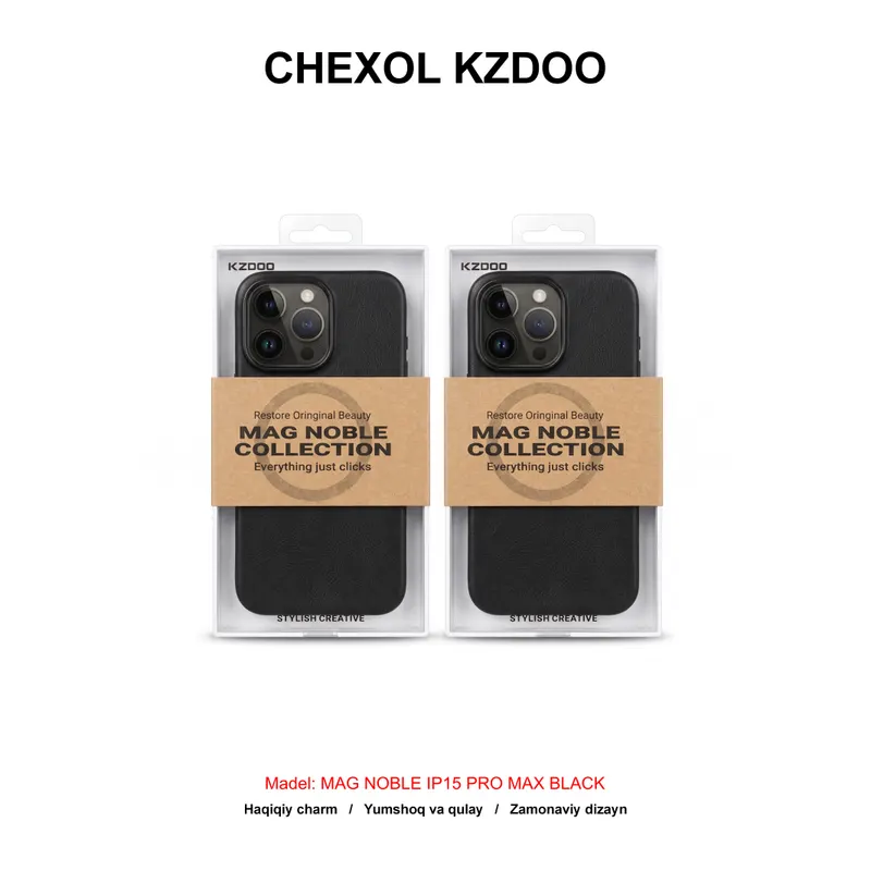 CHEXOL KZDOO MAG NOBLE IP15 PRO MAX BLACK