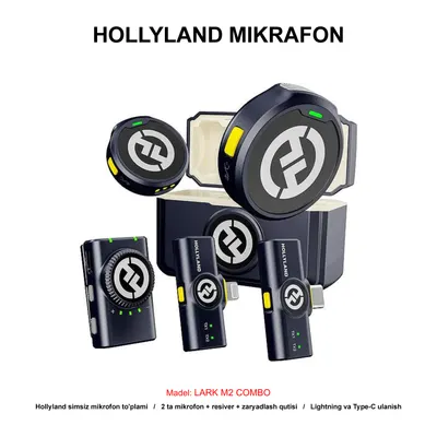MIKROFON HOLLYLAND LARK M2 COMBO BLACK
