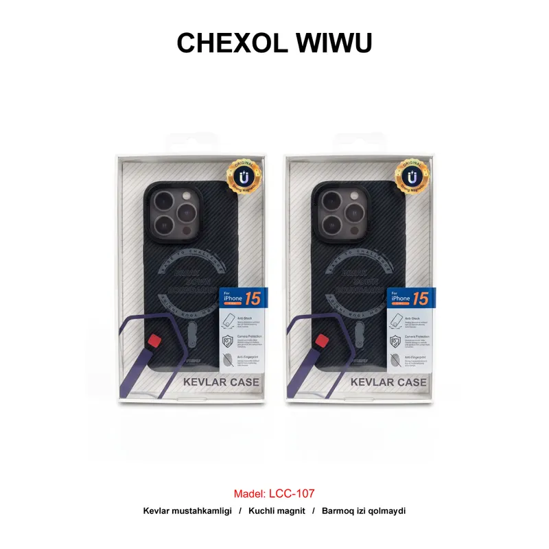 CHEXOL WIWU LCC-107 IP15 PRO BLACK