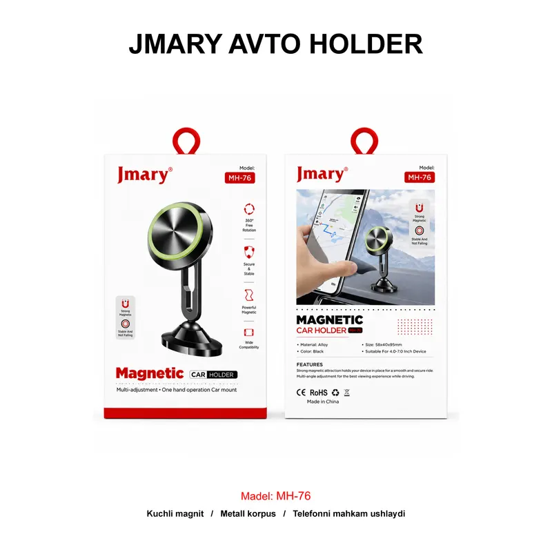 AVTO HOLDER JMARY MH-76 BLACK