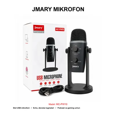 MIKROFON JMARY MC-PW10 BLACK