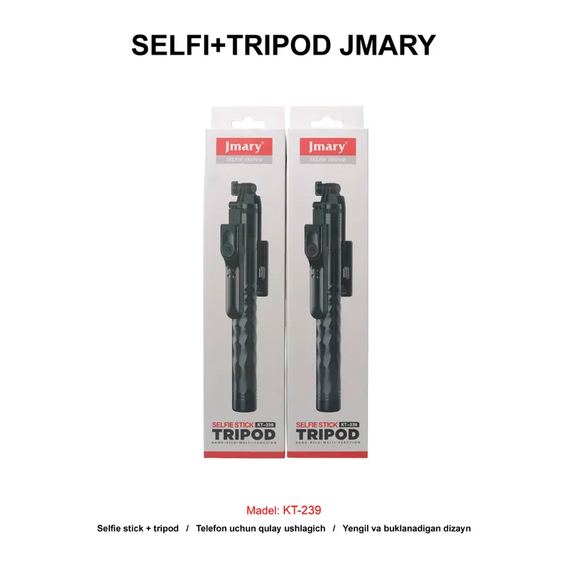 SELFI+TRIPOD JMARY KT-239 BLACK
