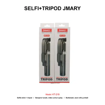 SELFI+TRIPOD JMARY KT-219 BLACK