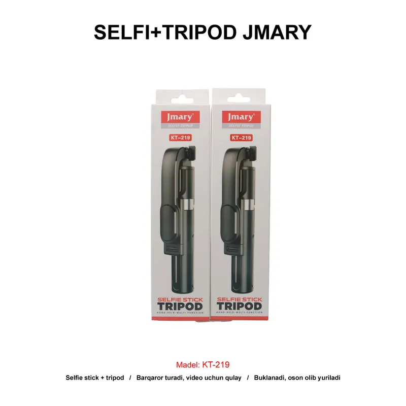 SELFI+TRIPOD JMARY KT-219 BLACK