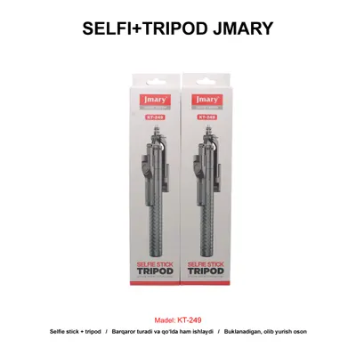 SELFI+TRIPOD JMARY KT-249 BLACK