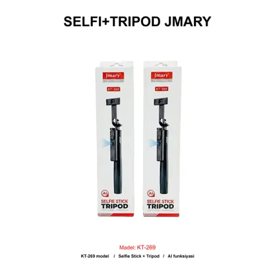 SELFI+TRIPOD JMARY KT-269 BLACK
