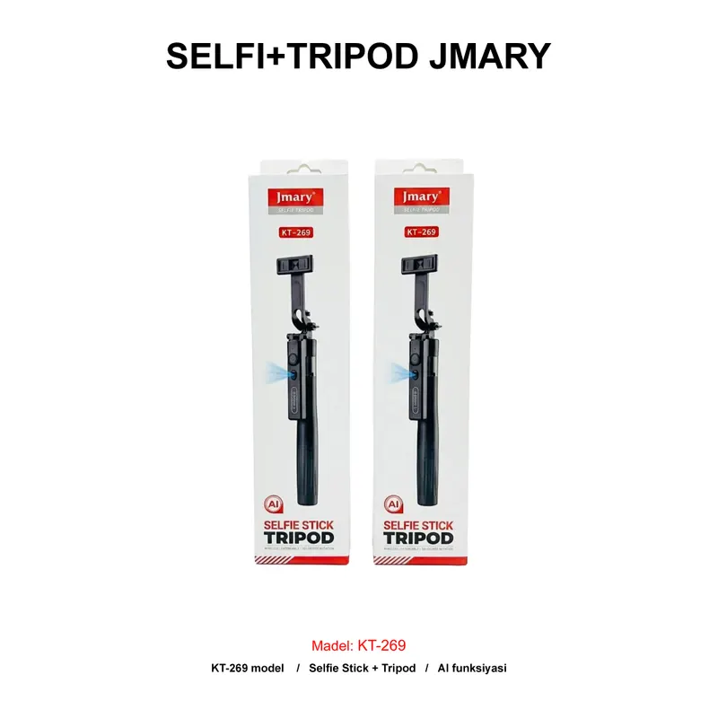 SELFI+TRIPOD JMARY KT-269 BLACK