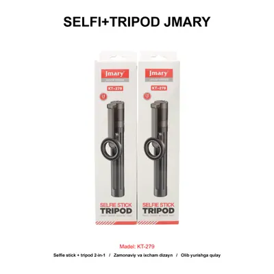 SELFI+TRIPOD JMARY KT-279 BLACK