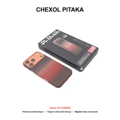 CHEXOL PITAKA ULTRA GUARD KI1702BPM IP17 PRO MAX SUNSET