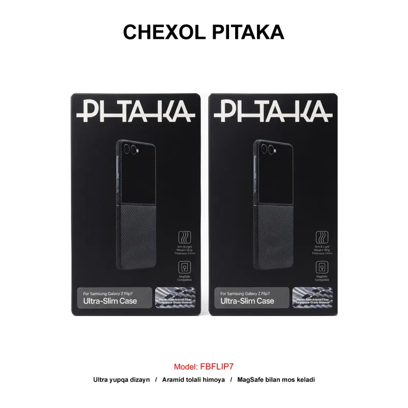 CHEXOL PITAKA ULTRA SLIM FBFLIP7 SAM Z FLIP 7 BLACK/GRAY