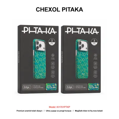 CHEXOL PITAKA KI1701PTK IP17 PRO GOLD/GREEN
