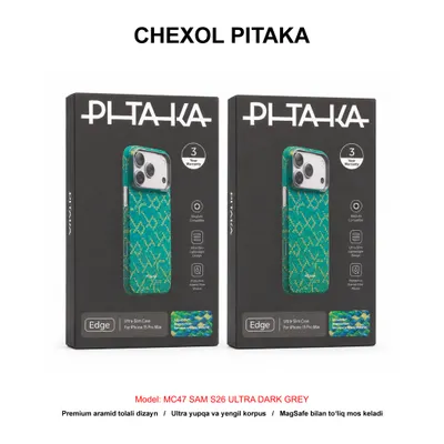 CHEXOL PITAKA KI1701PTKP IP17 PRO MAX GOLD/GREEN
